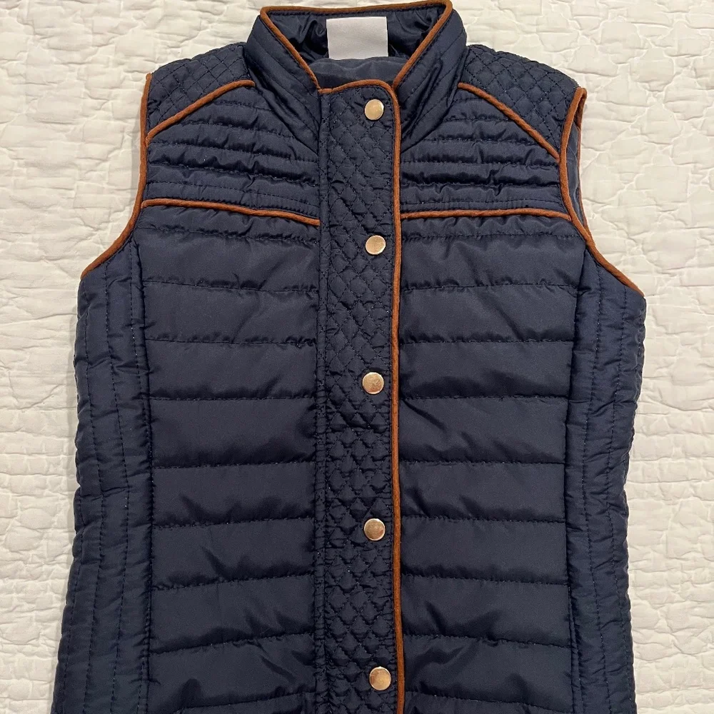cartwheels by charlie paige toddler quilted vest - Picture 1 of 3